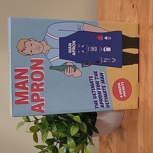 FIZZ CREATIONS Novelty Ultimate Man Apron, 6 Useful Pockets